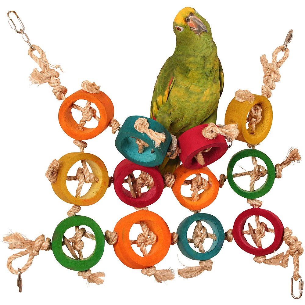 Игрушка скалолаз для попугаев Зоомарк большая 45см