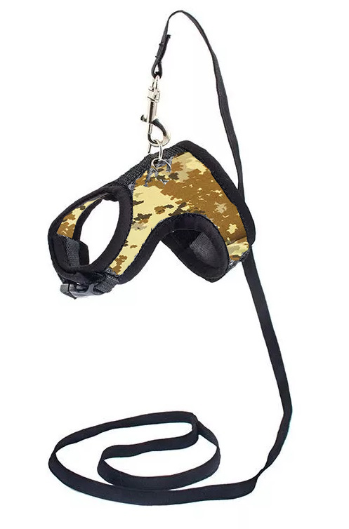 Комплект шлейка+поводок для кроликов и кошек Дарэленд хантер аэро 3d сетка 24-29см №5