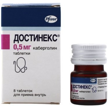 Достинекс тб 0.5мг N 8