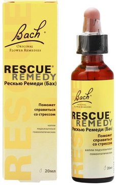 Rescue Remedy Рескью Ремеди капли подъязычные 20 мл флакон
