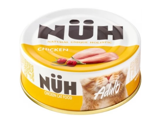 Корм беззерновой для кошек Nuh 100 г бан. говядина/цыпленок