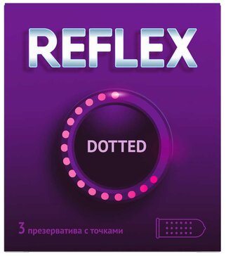Reflex презервативы dotted N 3