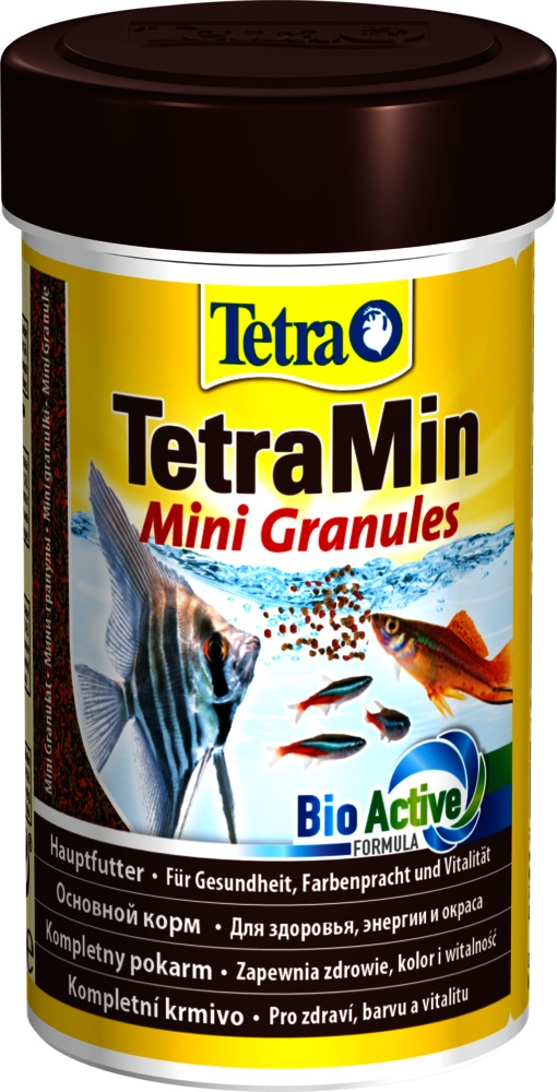 Корм гранулы для мелких рыб Tetra min mini granules 100 мл