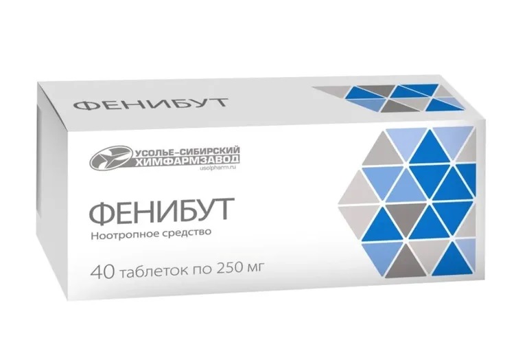 Фенибут тб 250мг №40