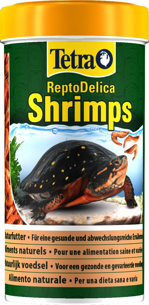 Корм для водных черепах Tetra reptomin 1 л delica shrimps с креветками
