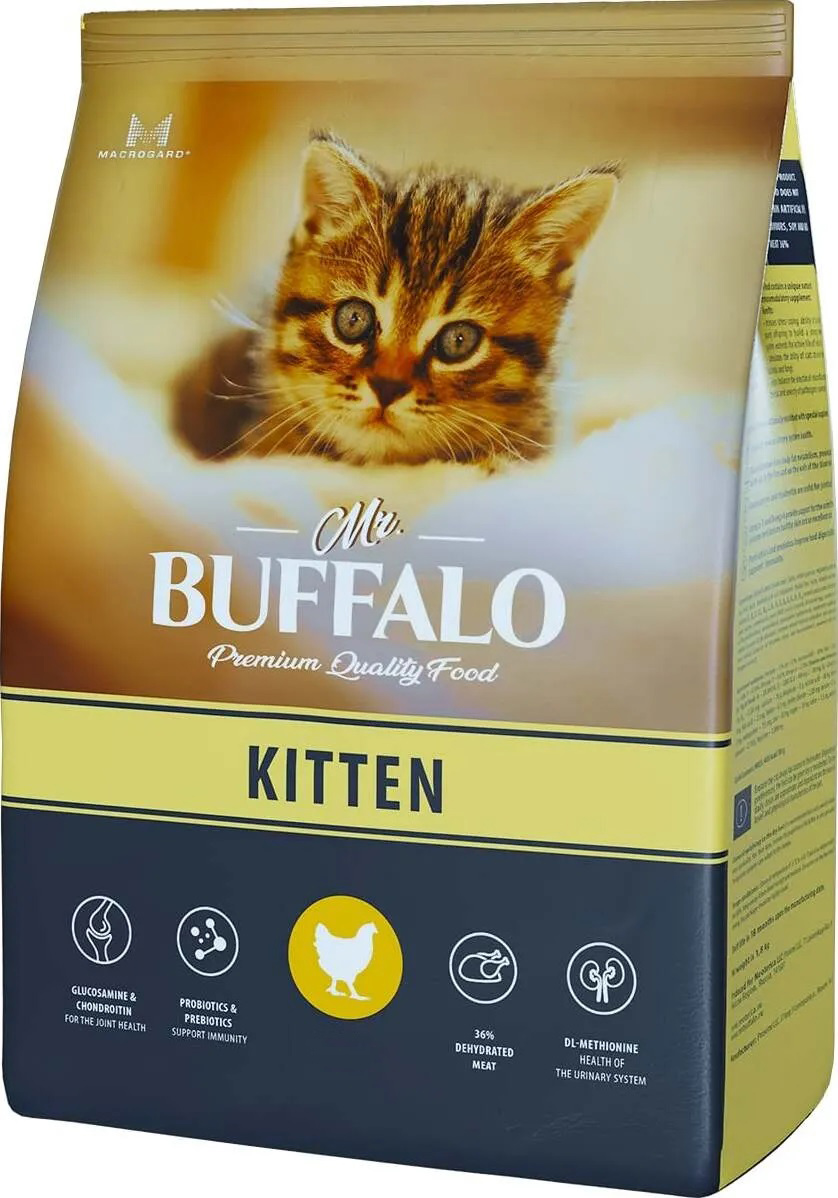 Корм для котят Mr.buffalo kitten 1.8 кг с курицей