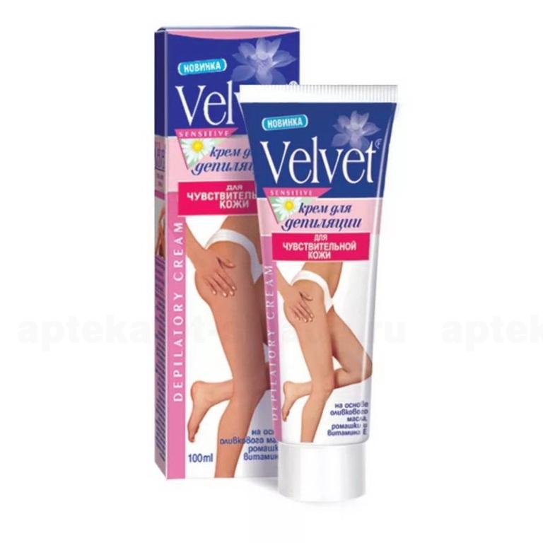 Velvet крем для депиляции для чувствительной кожи 100мл