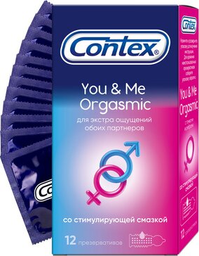 Презервативы Contex you&me orgasmic N 12