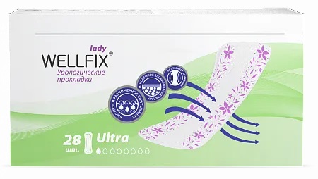 Прокладки Веллфикс урологические для женщин ультра №28