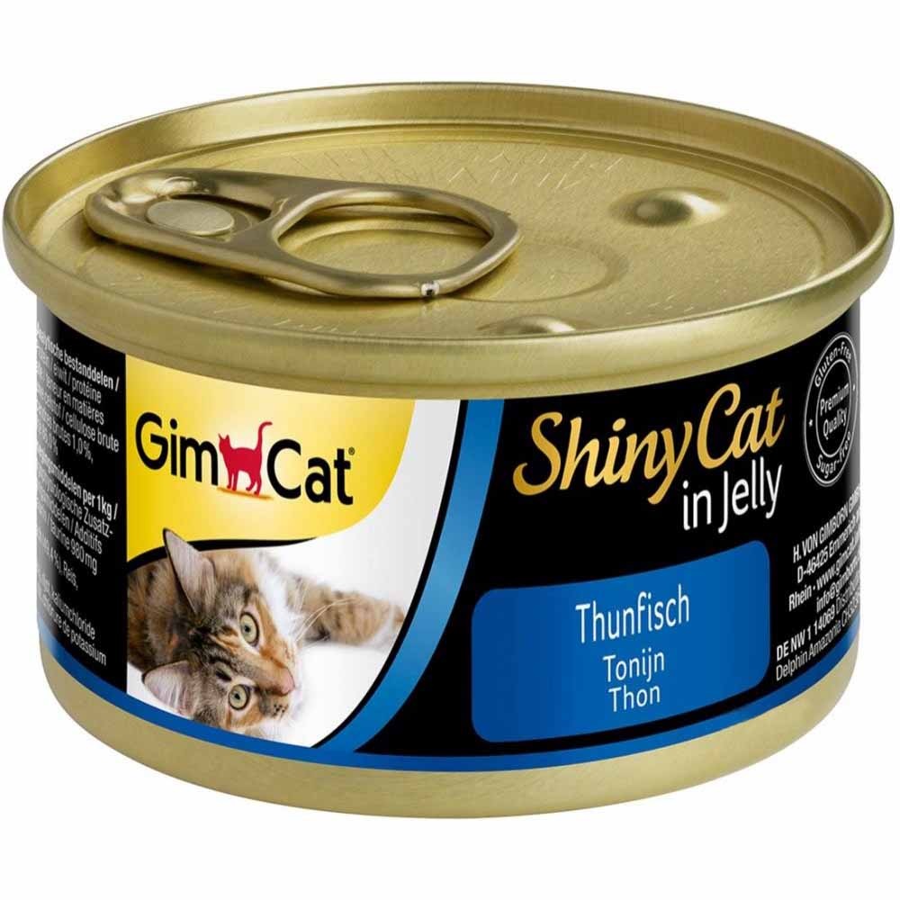 Корм для кошек Gimcat shinycat 70 г бан. тунец