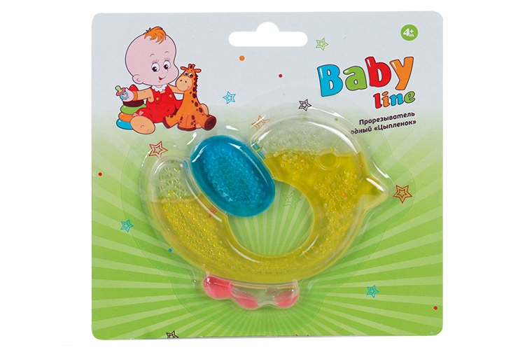 БейбиЛайн прорезыватель водный Цыпленок