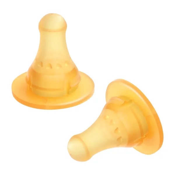 Lubby соска латексная молочная средний поток М /4655/ 3+мес N 2