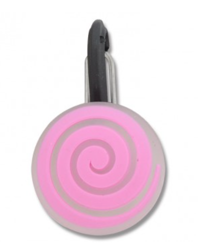 Брелок спираль светящаяся розовая Nite ize pink spiral клиплит
