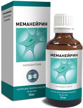 Меманейрин капли для внутр приема 10 мг/мл 50 мл
