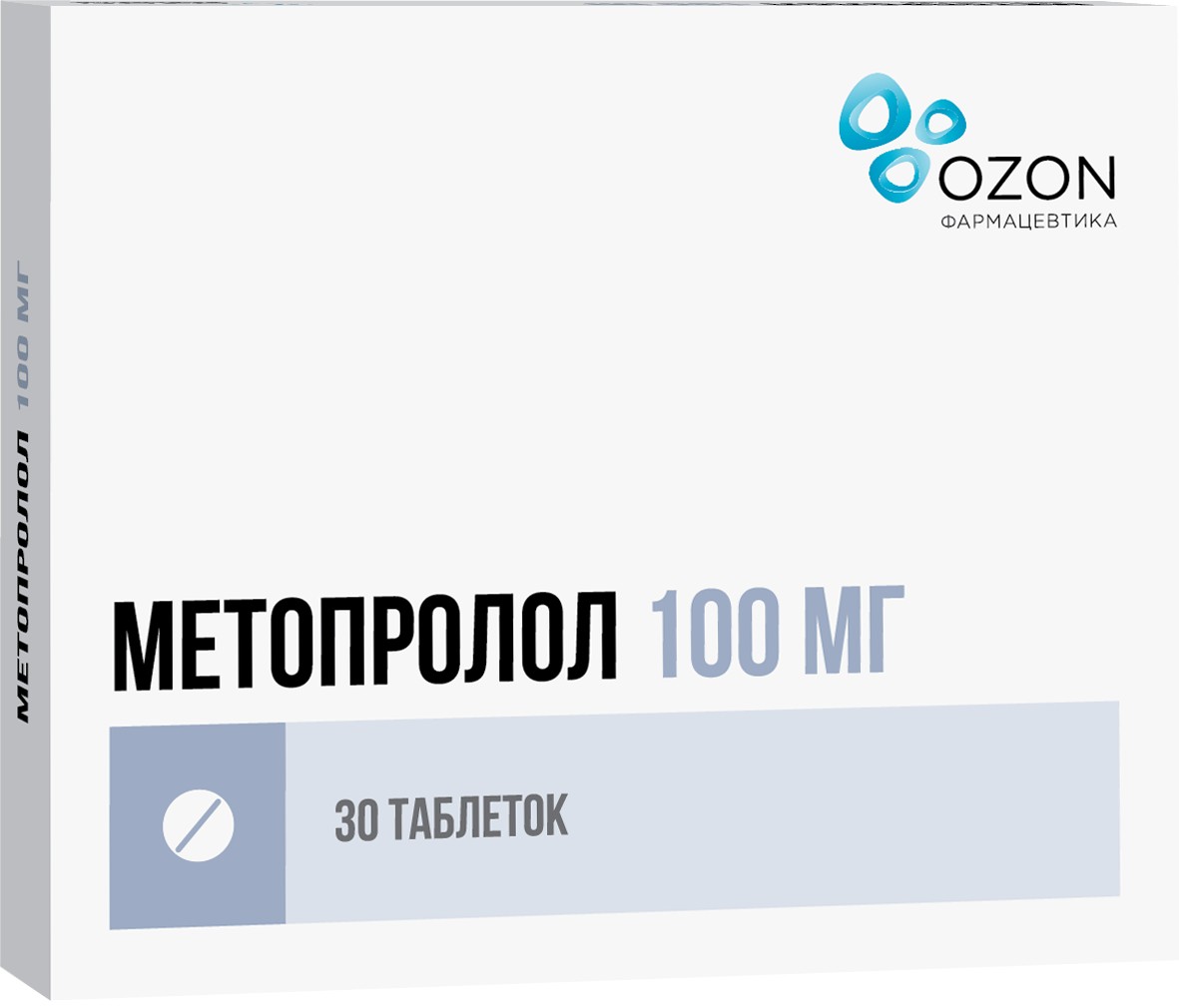 Метопролол тб 100мг N 30