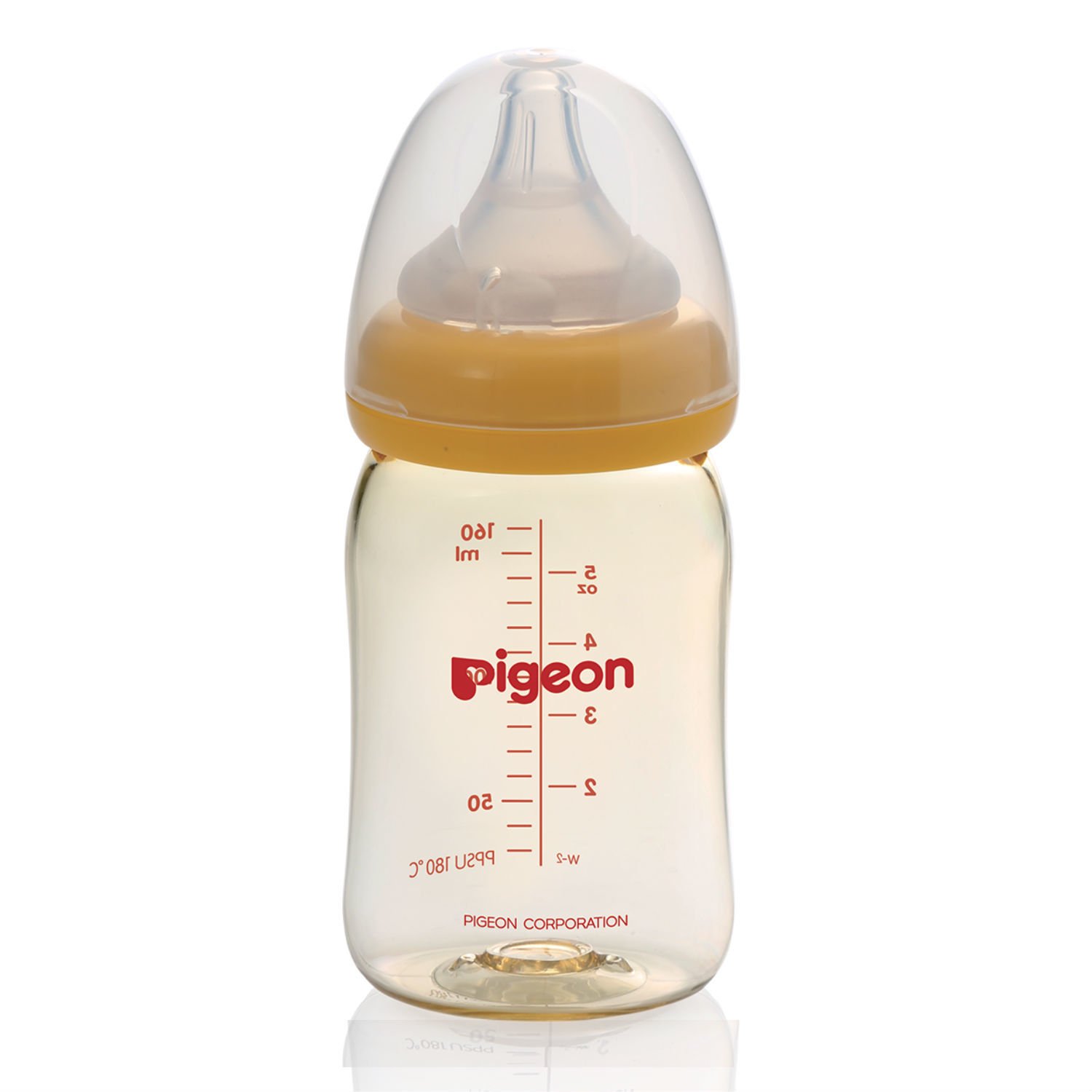 Pigeon Softtouch бутылочка полипропиленовая Перистальтик Плюс 160мл широкое горло р.SS (0+мес)