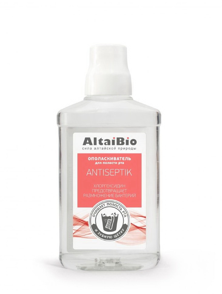 АлтайБио ополаскиватель для полости рта антисептик 200мл с хлоргексидином
