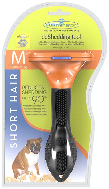 Furminator для собак средних короткошерстных пород short hair medium dog 7см