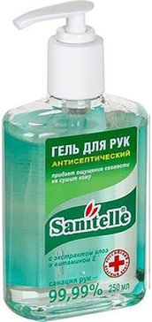 Sanitelle гель д/рук антисепт  витЕ/алоэ вера 1000мл N 1