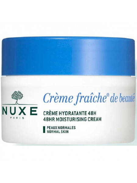 Nuxe фреш де ботэ крем для лица насыщенное увлажнение 48ч для сухой/чувствительной кожи 50мл