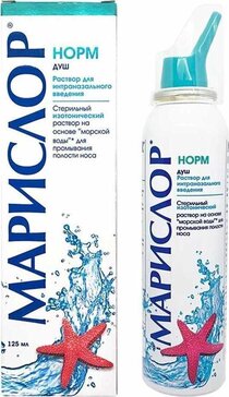 Марислор раствор для интраназального введения норм душ 125мл