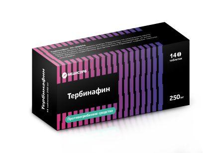 Тербинафин тб 250 мг N 14