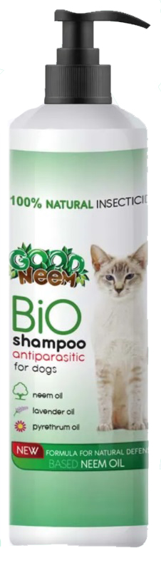 Био-шампунь антипаразитарный для кошек и котят Good neem 250 мл с маслом дерева ним