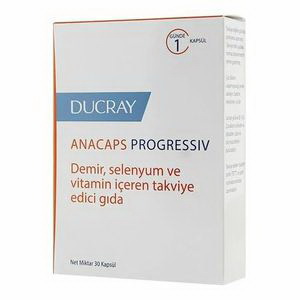 Ducray anacaps progressiv для волос и ногтей капс N 30