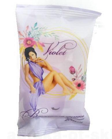 Violet влажные салфетки для интимной гигиены N 20