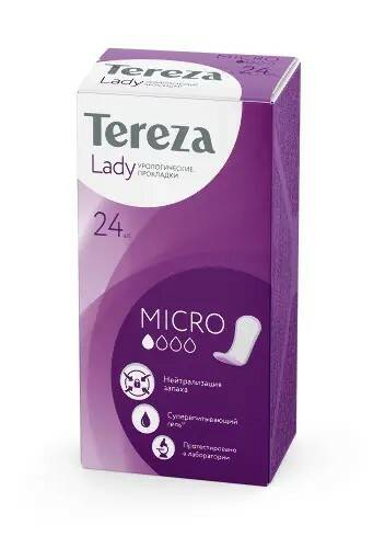 Tereza Lady micro урологические прокладки N 24