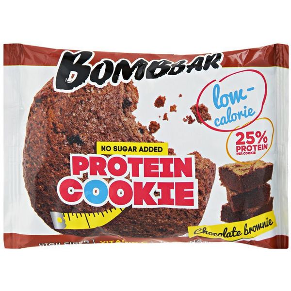 Bombbar печенье шоколадный брауни неглазир 40г N 1