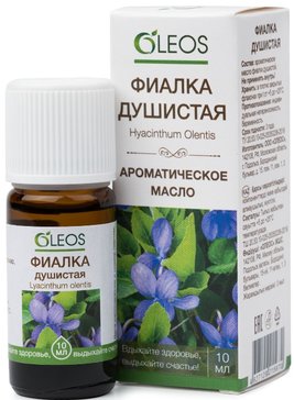Олеос ароматическое масло Фиалка душистая 10 мл