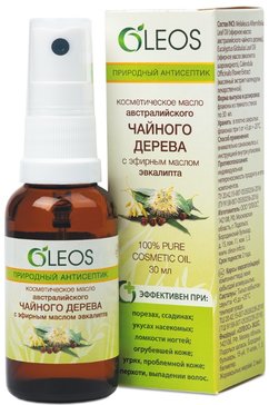 Олеос косметическое масло Австралийского чайного дерева с эвкалиптом 30мл