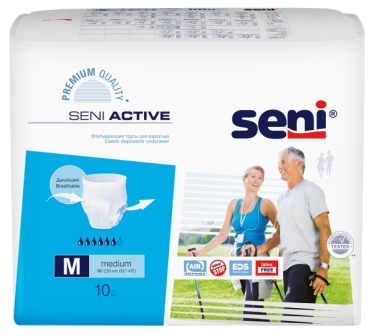 Трусики Seni Active дышащие medium (80-110см) N 10