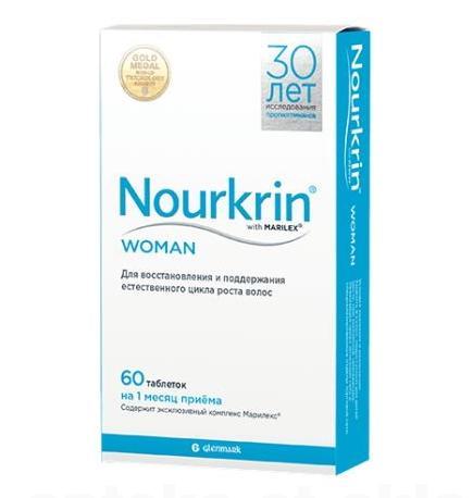 Nourkrin тб для женщин для роста волос N 60