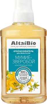 АлтайБио ополаскиватель для полости рта мумие-зверобой комплексный уход 400мл