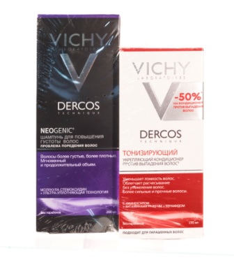 Vichy Dercos Neogenic набор шампунь для повышения густоты волос 200мл N 2