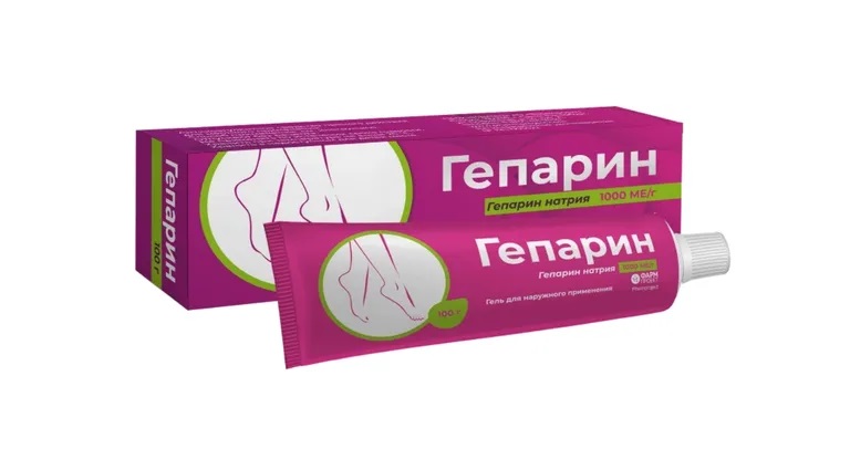 Гепарин гель д/наруж прим 1000МЕ/г 100г N 1