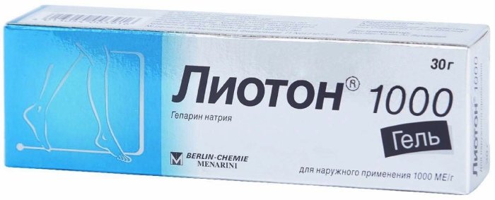 Лиотон 1000 гель 1000МЕ/г 30 гр