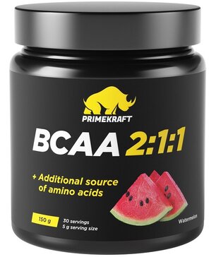 Prime kraft BCAA 2:1:1 смесь аминокислоты со вкусом арбуза 150г N 1