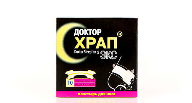 Доктор Храп Экс пластырь для носа средний/большой N 10