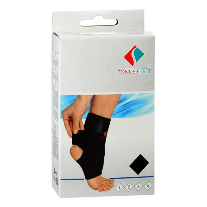 Повязка для голеностопа из неопрена с застежкой Тонус эласт р 3 (23-27 см) (0002)