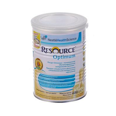 Ресурс оптимум диетическое питание 400г для взрослых и детей от 7лет ваниль