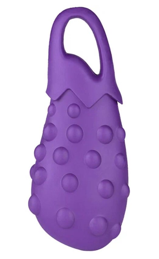Игрушка баклажан для собак фиолетовая Mr.kranch 17см с ароматом сливок