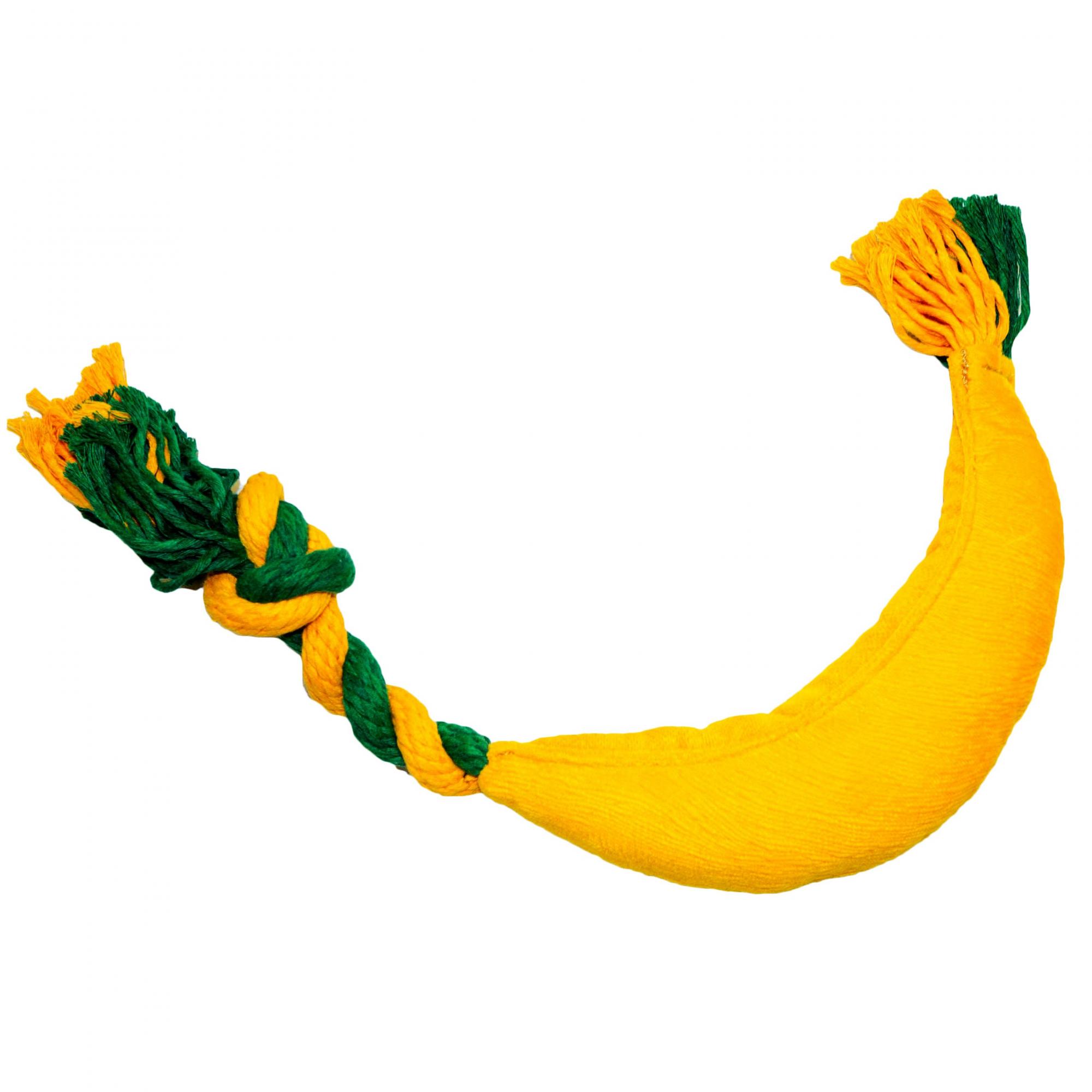 Игрушка банан текстильный для собак Joy макси 42х5см