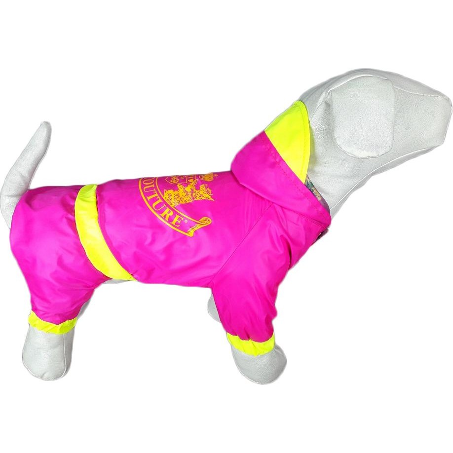 Дождевик для собак девочек розовый р.22 10508010/121115/0017388