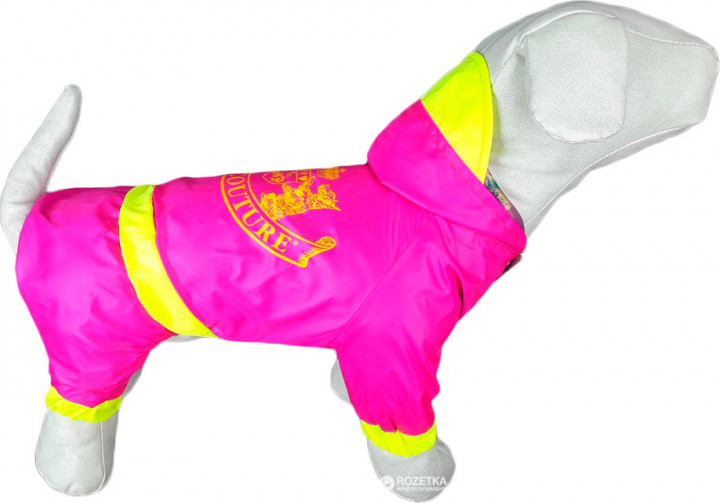 Дождевик для собак девочек розовый р.a1
