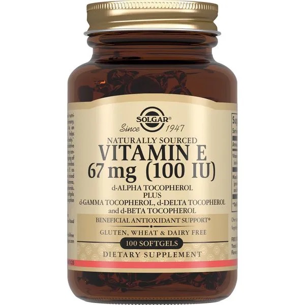Солгар витамин Е 100 МЕ капс N 100