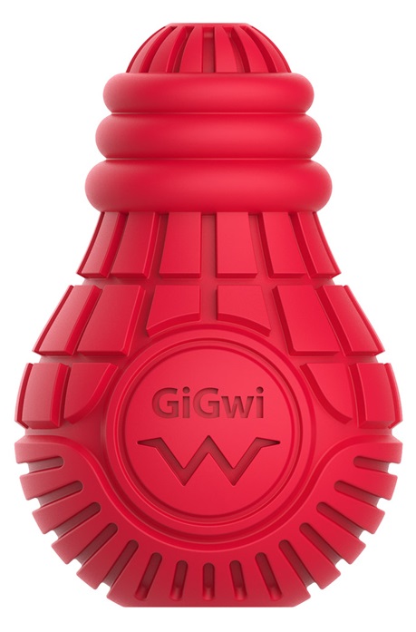 Игрушка лампочка для собак Gigwi bulb rubber резина 10см 85026