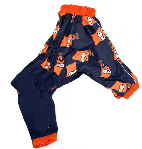 Дождевик для собак девочек симпсоны р.16